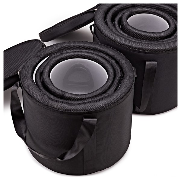 Gear4music Life Seven Piece Crystal Singing Bowl Set, 432Hz