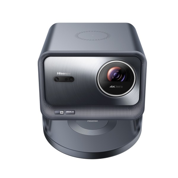 Hisense C2TUK PRO 4k Trichroma Smart Mini Projector - angled up