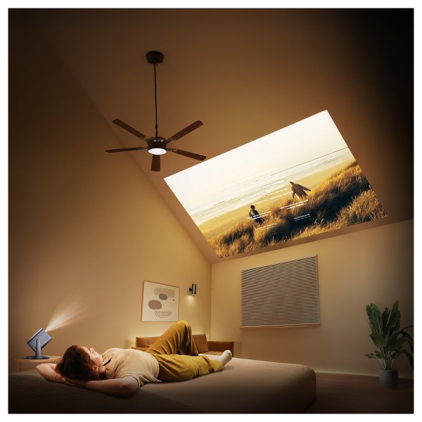 Hisense C2TUK PRO 4k Trichroma Smart Mini Projector - gable roof
