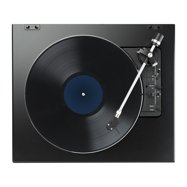Rekkord F400 Audiophile Fully Automatic Floating Sub-Chassis Turntable, Semi Gloss Black - top 