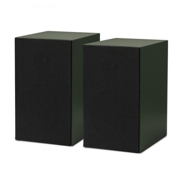 Pro-Ject Speaker Box 5 S2 Bookshelf Speakers (Pair), Satin Green - Grille Attached