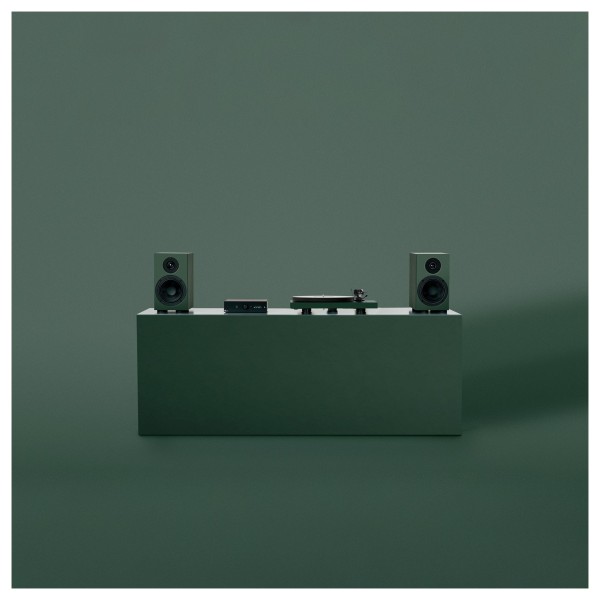 Pro-Ject Colourful Audio System 2, Satin Fir Green - Beauty Image