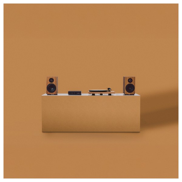Pro-Ject Colourful Audio System 2, Walnut - Beauty Image