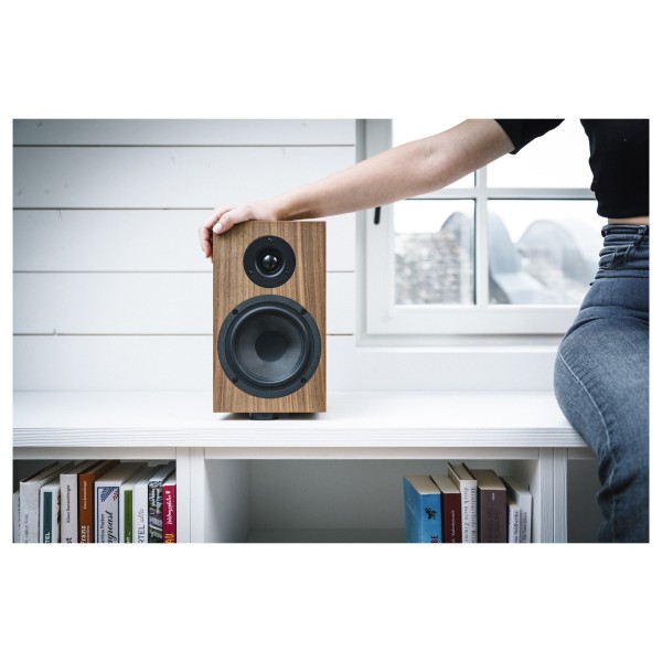 Pro-Ject Colourful Audio System 2, Walnut - Lifestyle Image