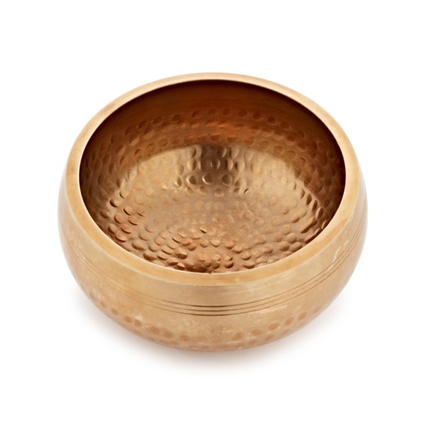 Gear4music Life Seven Piece Hammered Brass Singing Bowl Set