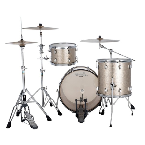 Ludwig Neusonic 20" Downbeat 3pc Shell Pack, Titanium Super Sparkle
