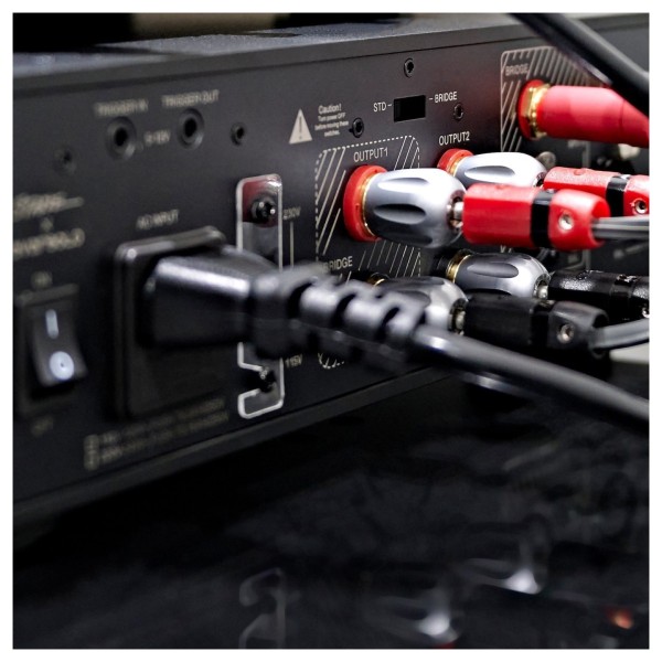 Eversolo DMP-A6 Gen 2 Streamer & AMP-F2 Power Amplifier Hi-Fi Bundle - amp- f2 terminals 