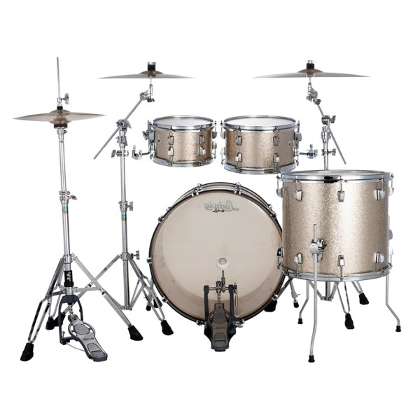 Ludwig Neusonic 22" Rapid MOD2 4pc Shell Pack, Titanium Super Sparkle