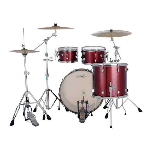 Ludwig Neusonic 22" Rapid MOD2 4pc Shell Pack, Merlot Super Sparkle