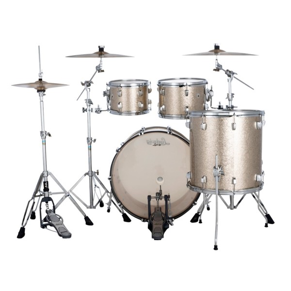 Ludwig Neusonic 22" Mod 2 4pc Shell Pack, Titanium Super Sparkle