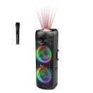 N-Gear Let's Go Party 5150 Portable Karaoke Speaker, Black