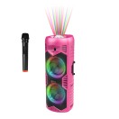 N-Gear Let's Go Party 5150 Portable Karaoke Speaker, Pink