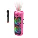 N-Gear Let's Go Party 5150 Portable Karaoke Speaker, Pink