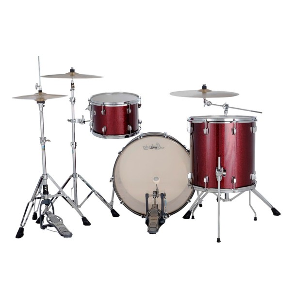 Ludwig Neusonic 22" Fab 3pc Shell Pack, Merlot Super Sparkle