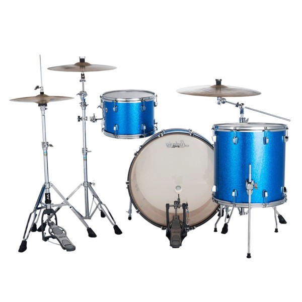 Ludwig Neusonic 24" Pro Beat 3pc Shell Pack, Blue Super Sparkle