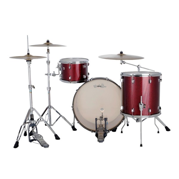 Ludwig Neusonic 24" Pro Beat 3pc Shell Pack, Merlot Super Sparkle