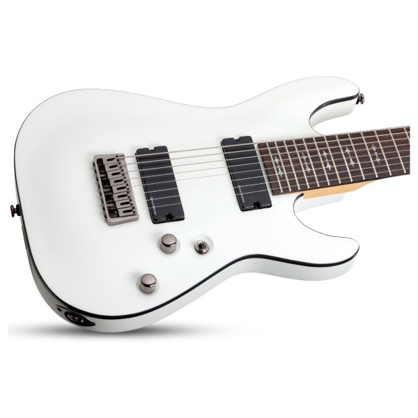 Schecter Demon-8 8 String, Vintage White