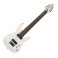 Schecter Demon-8 8-String, Vintage White  - Ausstellungsstück