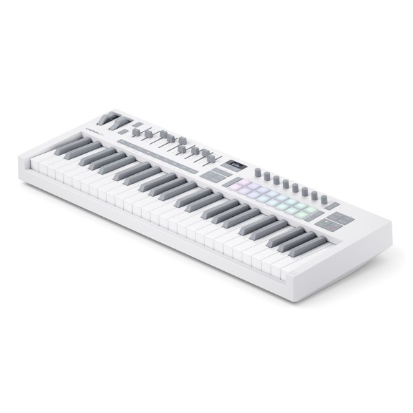 Novation Launchkey 49 MK4 MIDI Keyboard Controller, White