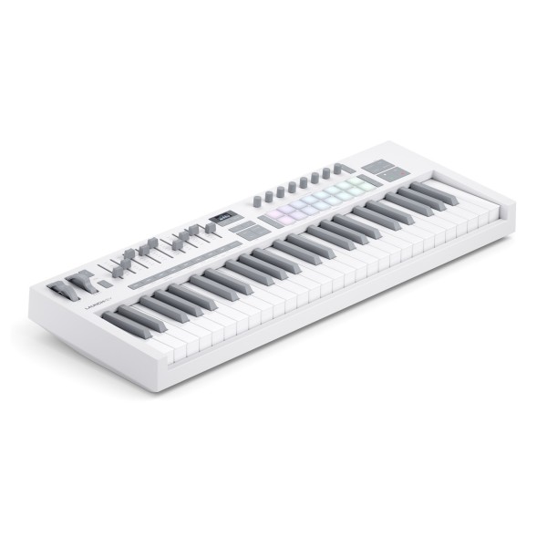Novation Launchkey 49, White - Angled 2