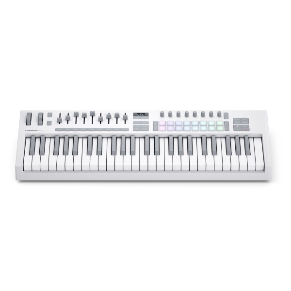 Novation Launchkey 49 MK4, White - Front Top