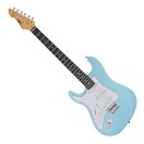 LA Select Left Handed Electric Guitar by Gear4music, Blue Metallic - Nearly New