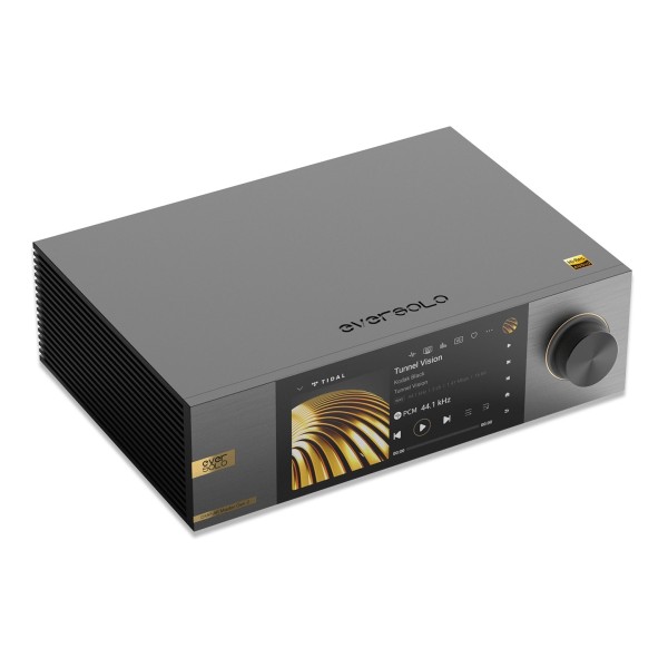 Eversolo DMP-A6 Master Edition Gen 2 Streaming Music Player, Black - turn top angle 