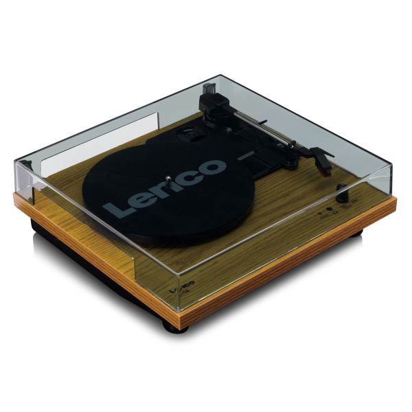 LS-10 Turntable with Speakers - Angled Closed