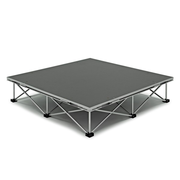 1m x 1m Portable Stage Kit by Gear4music, 20cm