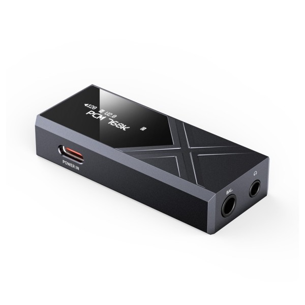 FiiO KA17 DAC and Headphone Amp, Black - Flat