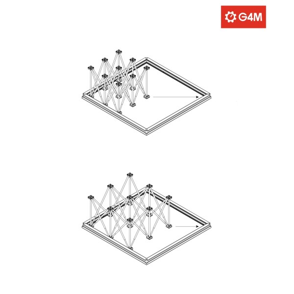 G4M Spider Stage Riser, 40cm