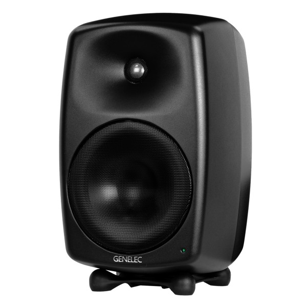 Genelec 8050B Professional Studio Monitor, Black (Single) - Angled