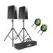 Electro-Voice ETX-10P 10 Inch Active PA Speaker Bundle with Stands and Cables