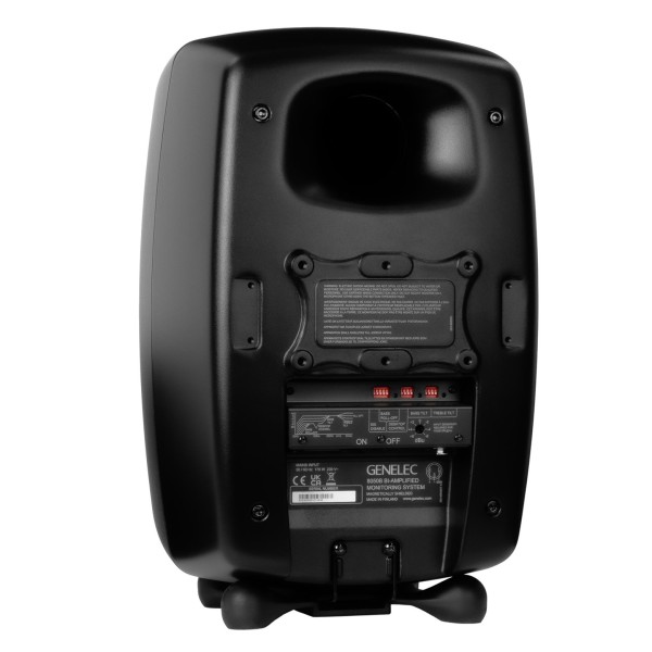 Genelec 8050B Professional Studio Monitor, Black (Single) - Angled Rear
