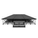G4M 3m x 3m Spider Stage with Steps, 60cm