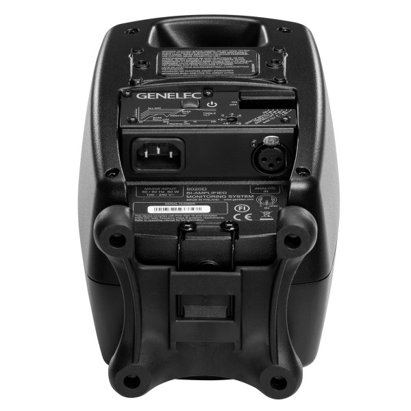 Genelec 8020D Professional Studio Monitors, Black (Single) - Bottom