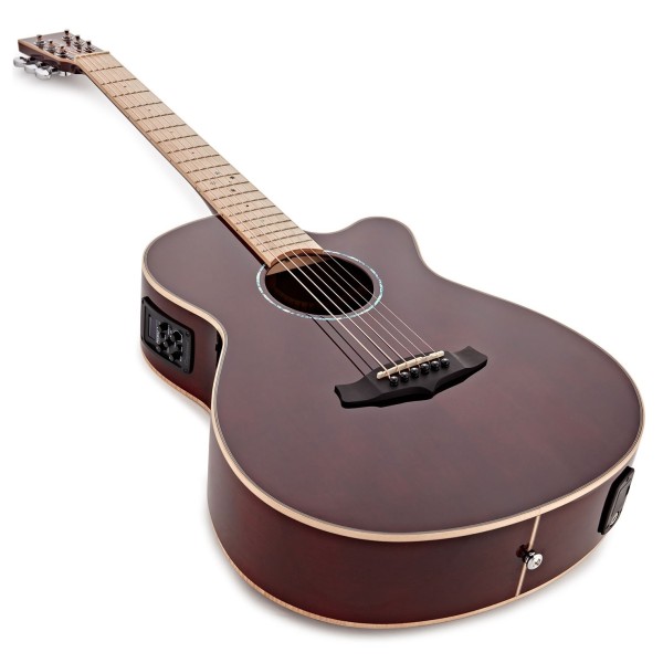 Tanglewood TW4-E-BLB Winterleaf Super Folk, Barossa Red Gloss - body 
