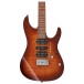 Ibanez AZ2407F, Brownish Sphalerite body close up