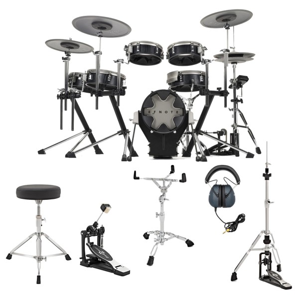 Ef-Note 3X Electronic Drum Kit Bundle