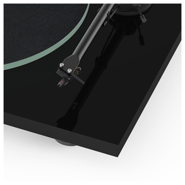 Pro-Ject T1 Bluetooth Turntable (Cartridge Included), Black Tonearm View