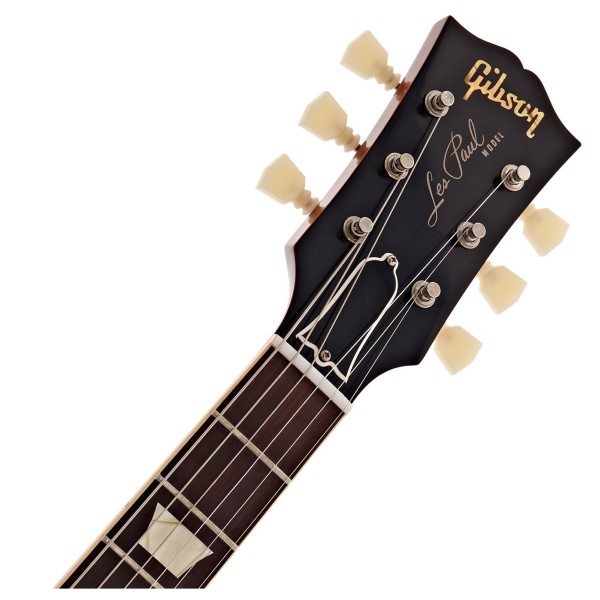 Gibson Custom 1960 Les Paul Standard Reissue VOS, Washed Cherry Sunburst #04707 - headstock 