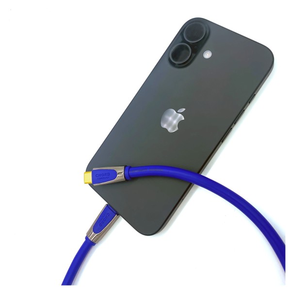 Chord Company Clearway USB C-C Cable, 0.5m - iphone rear 