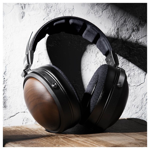 FiiO FT1 32Ω Closed-Back Headphones, Black - Lifestyle image, shadows