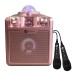 N-Gear Disco Star 710 Portable Karaoke Speaker, Space Pink