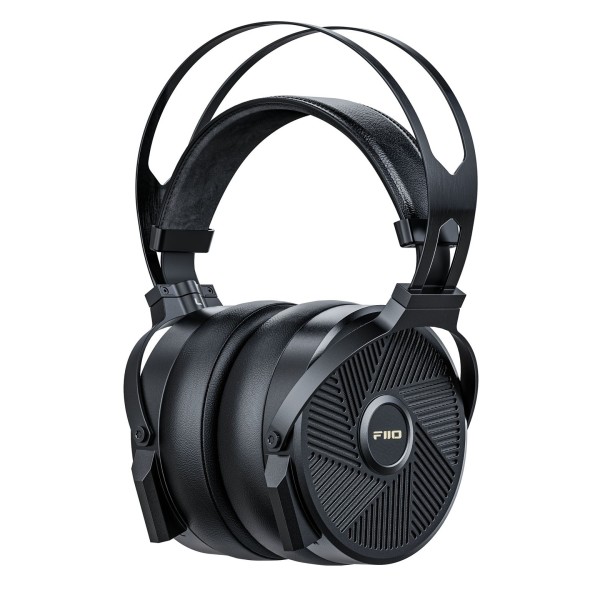 FiiO FT5 Open-Back Planar Magnetic Headphones, Black - Rear View