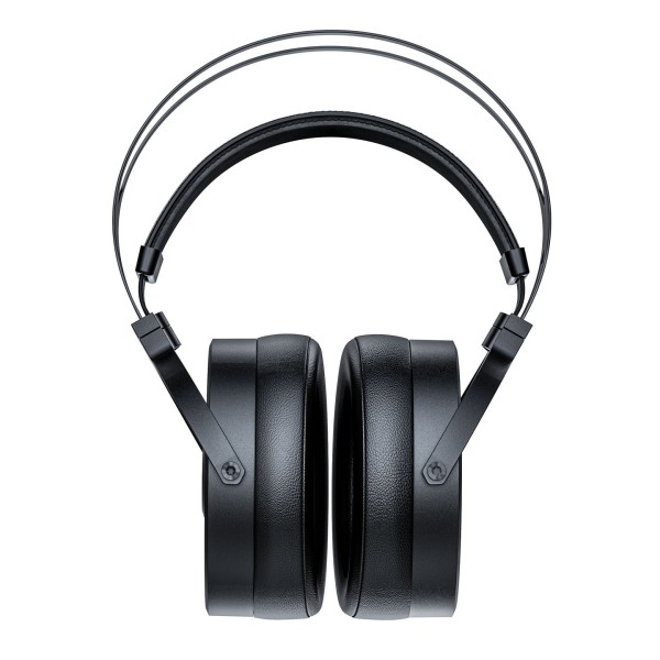 FiiO FT5 Open-Back Planar Magnetic Headphones, Black - Front view