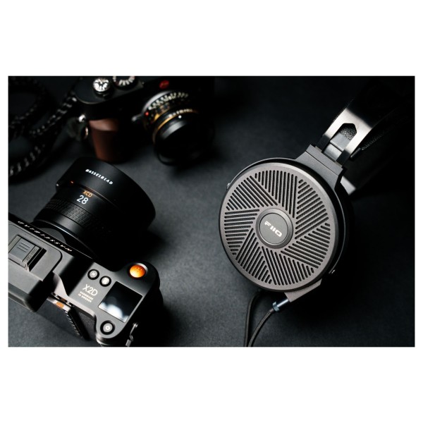 FiiO FT5 Open-Back Planar Magnetic Headphones, Black - Lifestyle Image, desktop