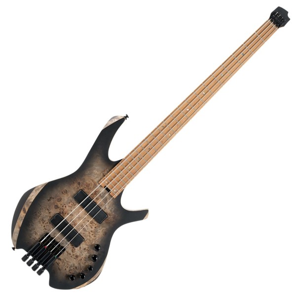 Cort Space 4 Headless Bass, Star Dust Black - front