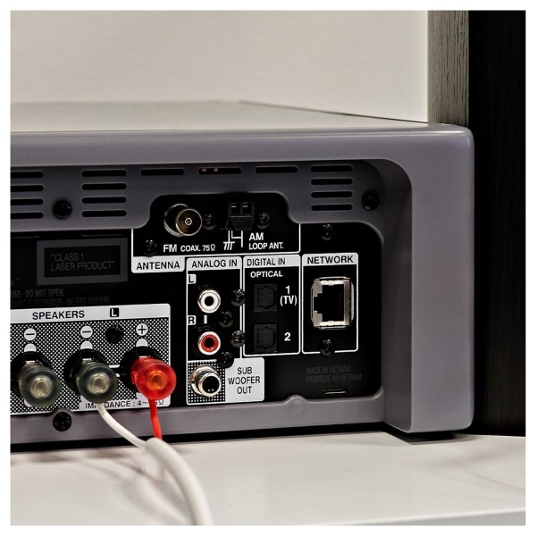 Denon CEOL RCD-N10 with bare wire connection