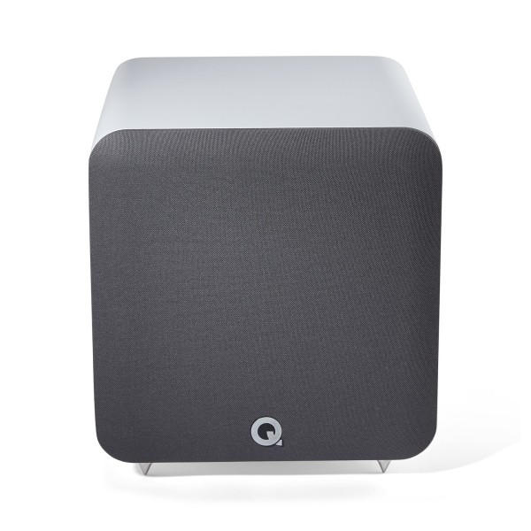 Q Acoustics Q SUB80 Subwoofer, Satin White - top angle 